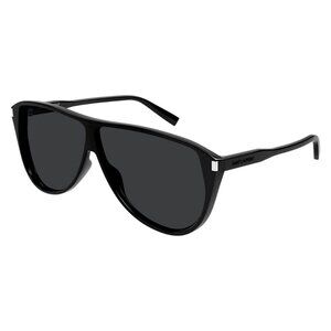 New SAINT LAURENT Black Aviator SL 731 GASPAR 002 Sunglasses Women